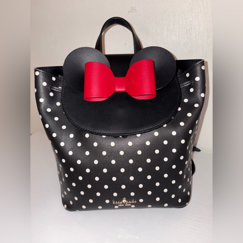 Kate Spade Minnie Mouse Disney Backpack purse, Nw/oT !